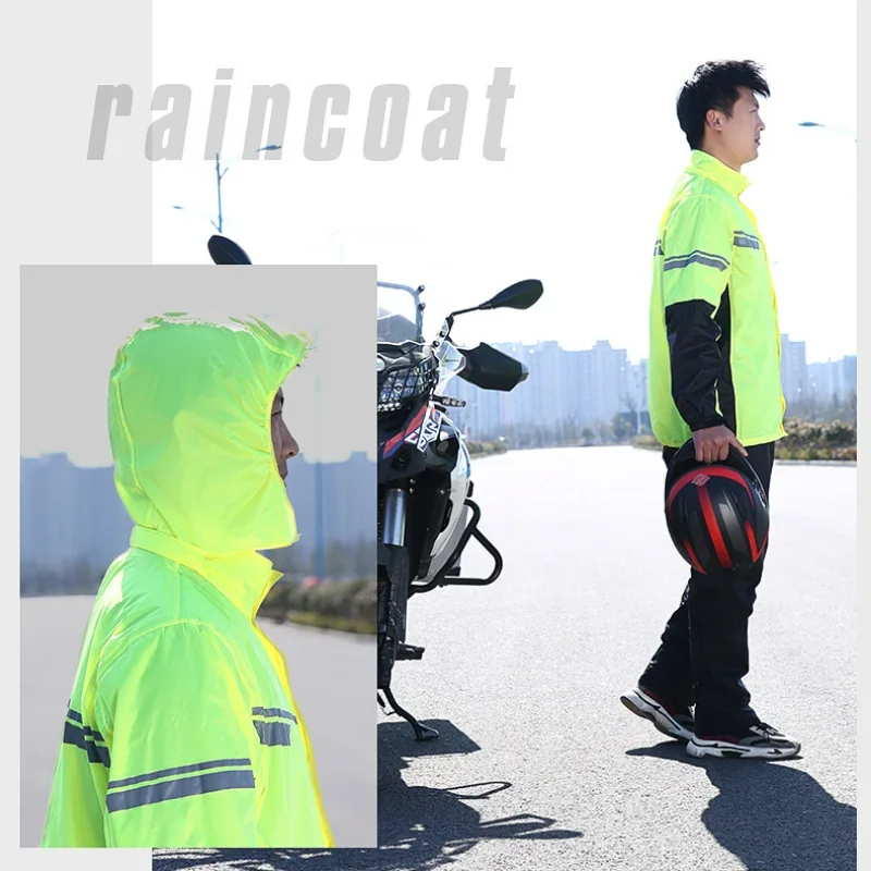 Motorcycle Split Raincoat Rain - Fishing Rain Suit のレビューと価格