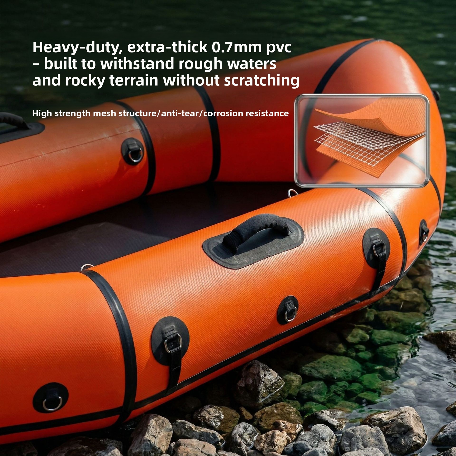 Inflatable Backpack Boat Singl - Fishing Backpack のレビューと価格