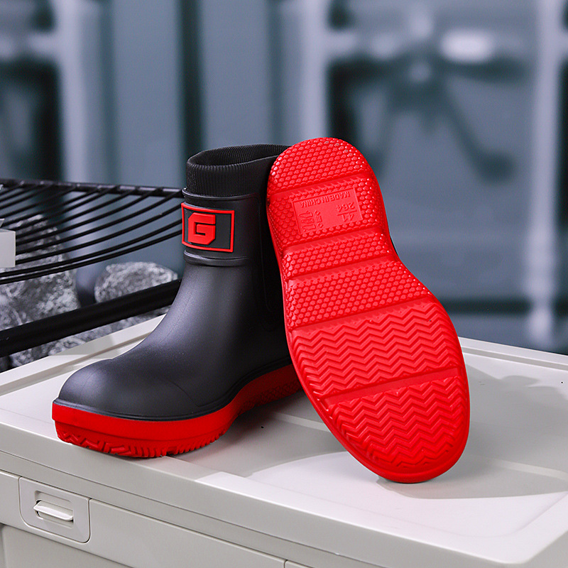 New Men's Rain Boots Outdoor S - Fishing Boots のレビューと価格