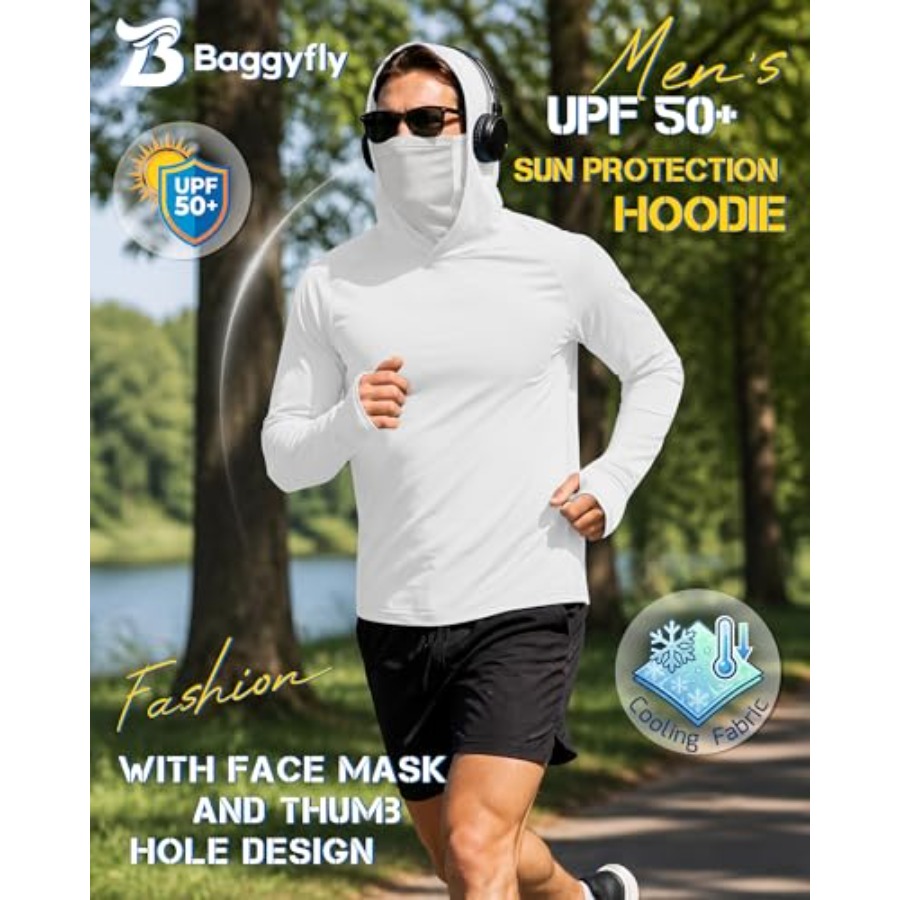 Men's UPF 50+ Sun Protection H - Fishing Mask Sun Protection のレビューと価格