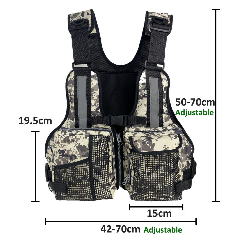 Outdoor Fishing Vest with Mult - Fishing Vest のレビューと価格