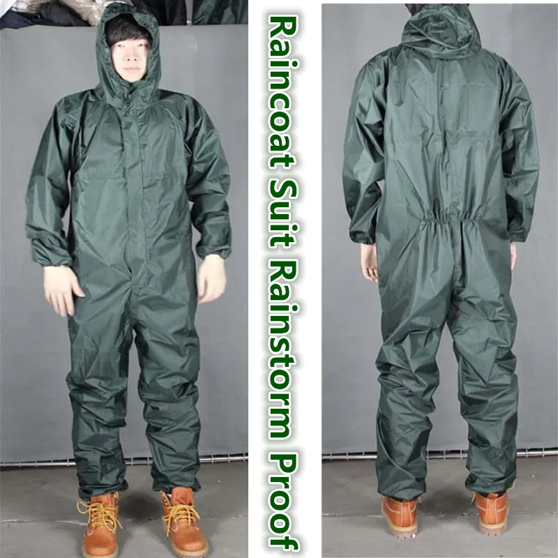 New Raincoat Suit Rainstorm Pr - Fishing Rain Suit のレビューと価格