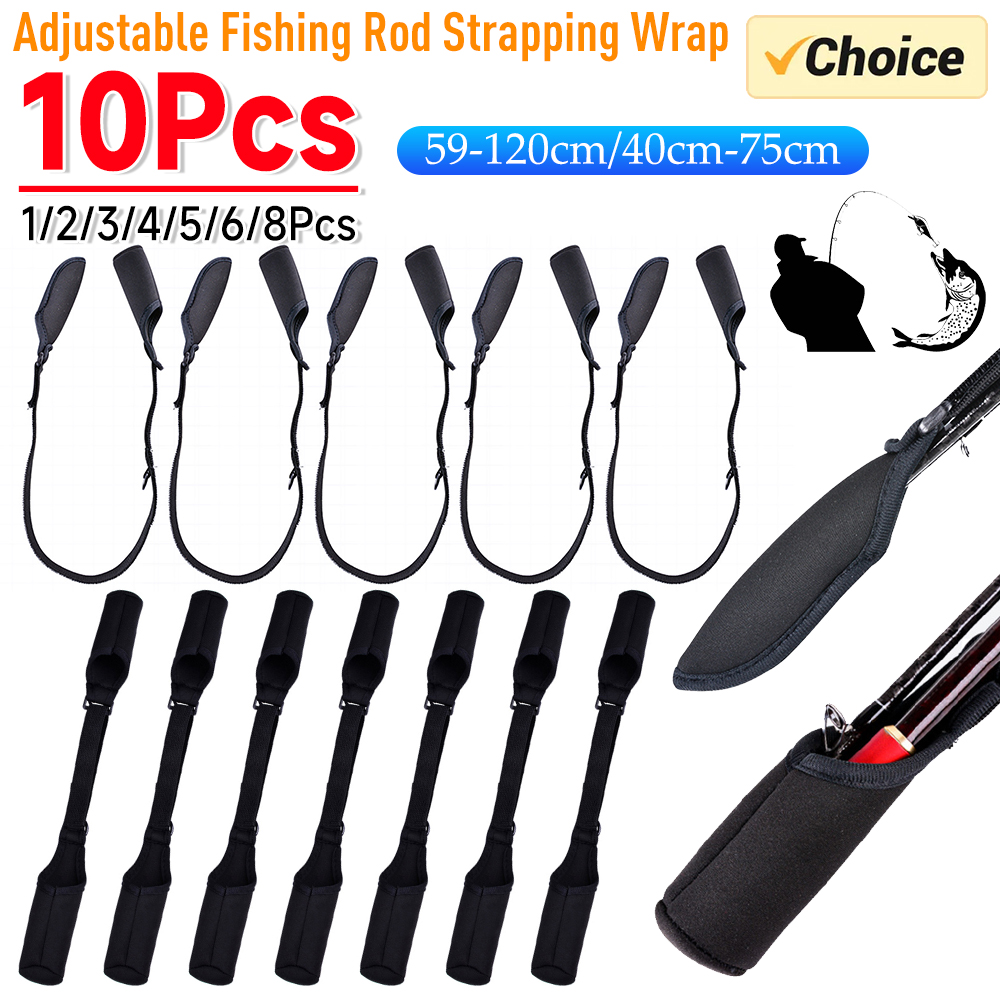 1-10PCS Fishing Rod Socks Srta - Fishing Socks のレビューと価格