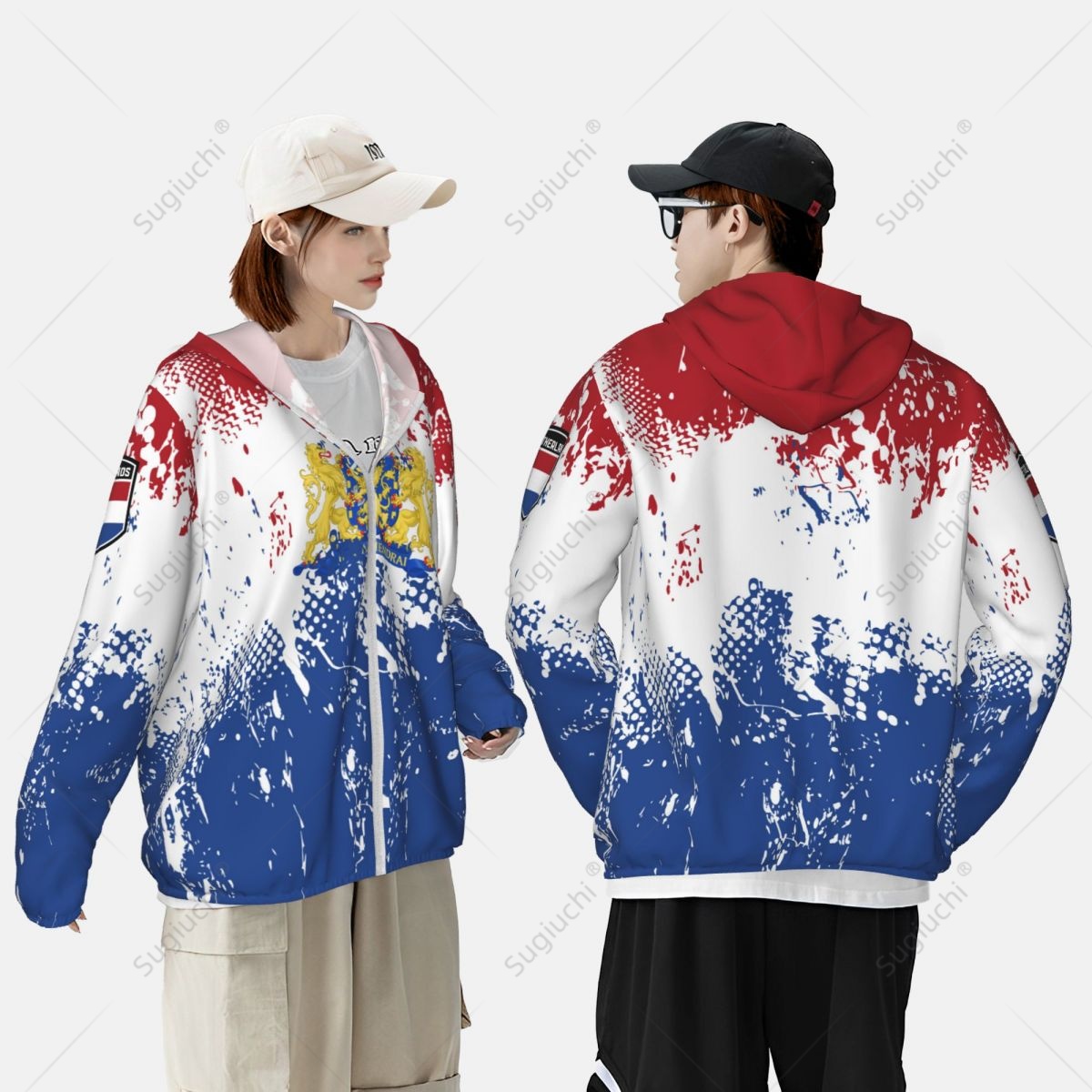 Netherlands Flag Sun Protectio - Fishing Hoodie のレビューと価格