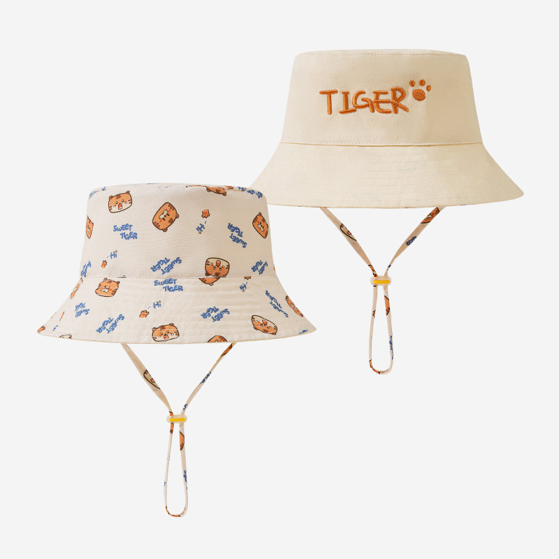 Letter Embroidered Baby Bucket - Fishing Hat のレビューと価格