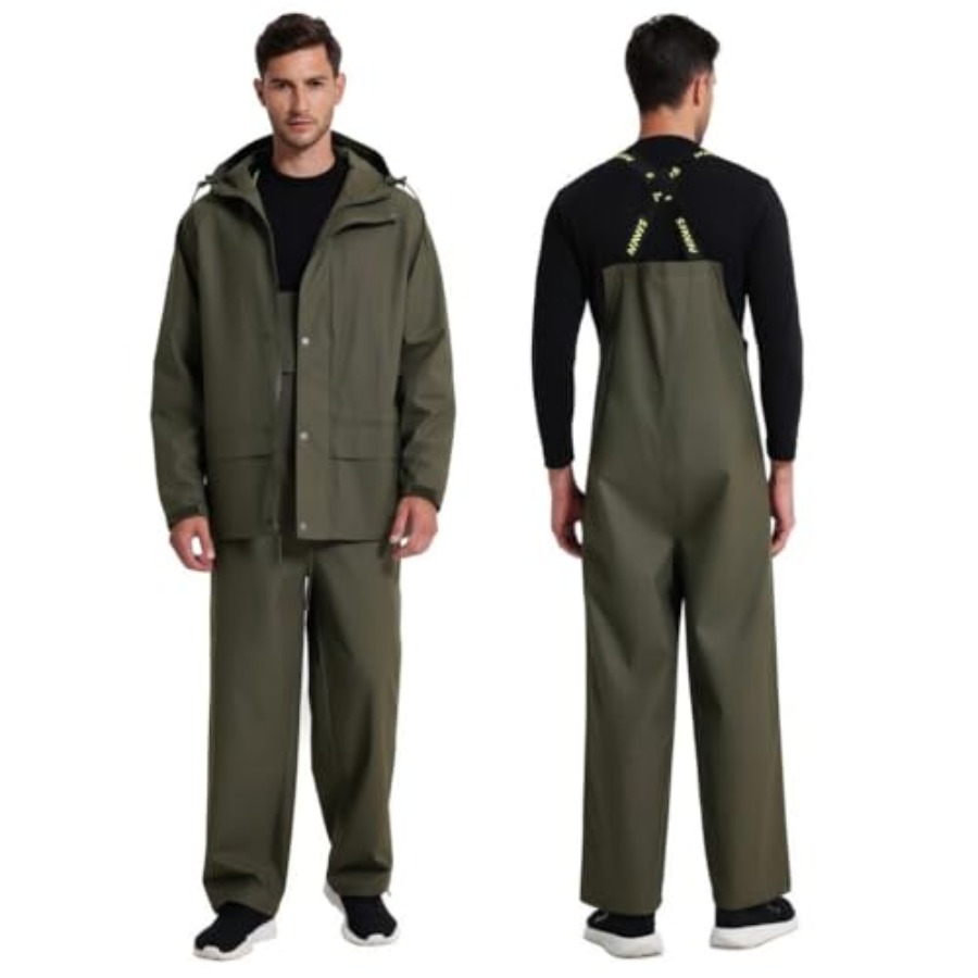 Mens PRO Workwear 3-Piece Wate - Fishing Rain Suit のレビューと価格
