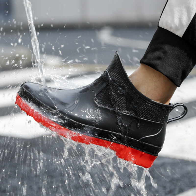 Spring Unisex Rubber Rain Boot - Fishing Boots のレビューと価格