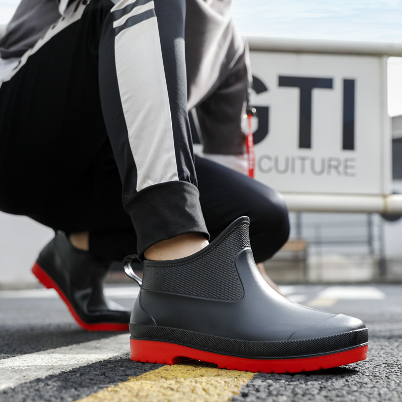 Spring Unisex Rubber Rain Boot - Fishing Boots のレビューと価格
