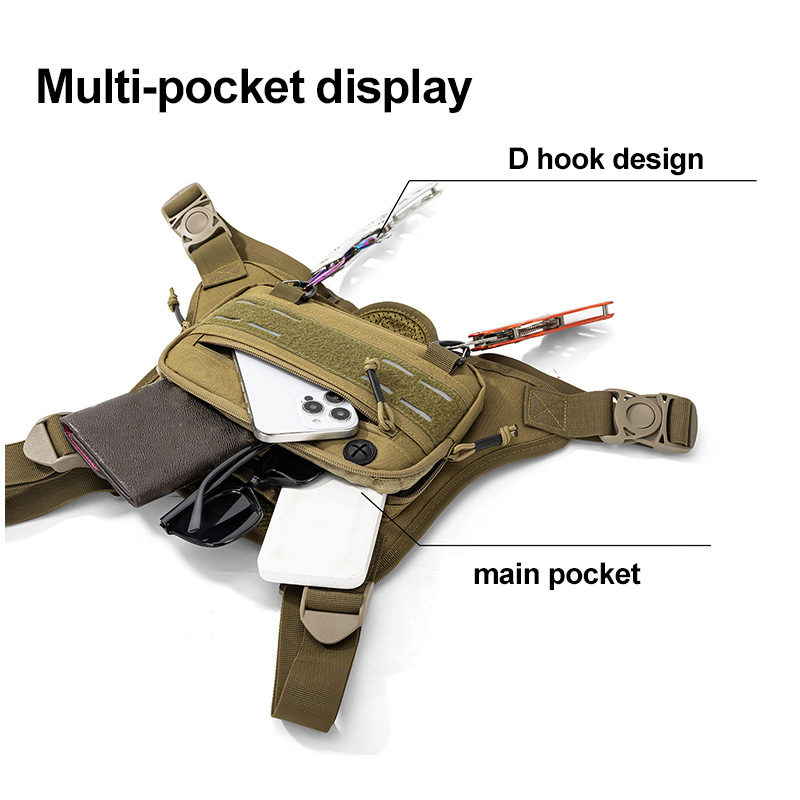 Tactical Front Chest Rig Bag V - Fishing Vest のレビューと価格