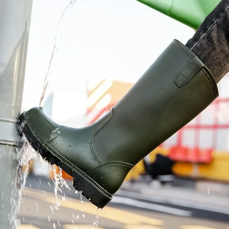 Rain Boots for Men Gum Fishing - Fishing Waders のレビューと価格