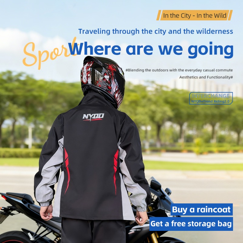 Motorcycle Raincoat Suit Men U - Fishing Jacket Waterproof のレビューと価格
