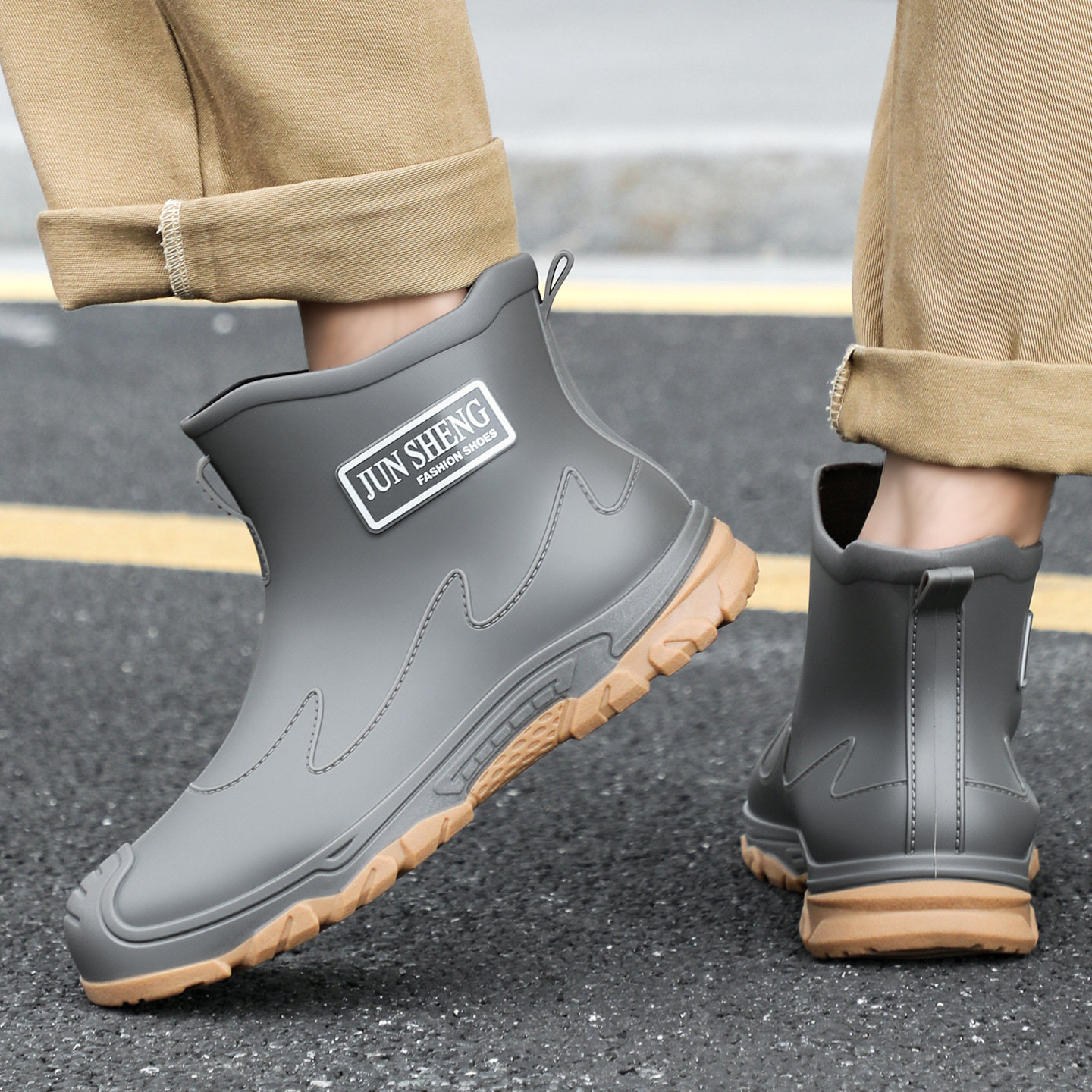 Waterproof Cross-Border Men's  - Fishing Boots のレビューと価格