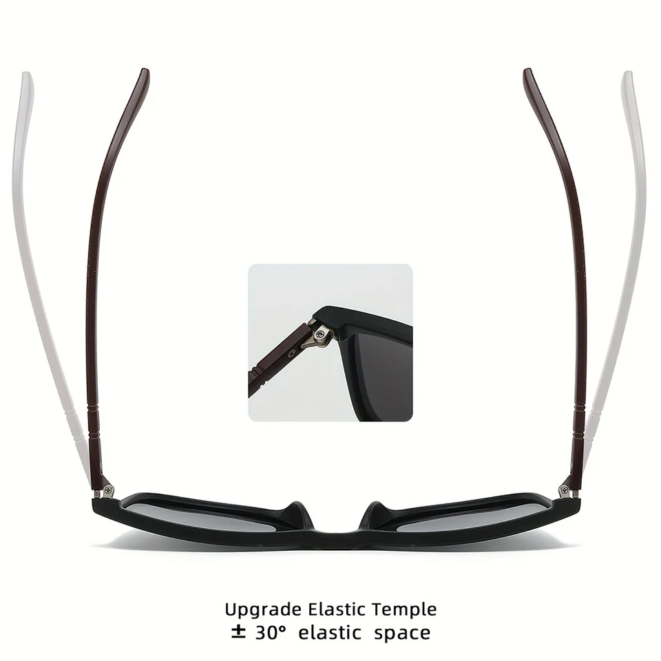2pcs Luxury Square Vintage Pol - Fishing Sunglasses Polarized のレビューと価格