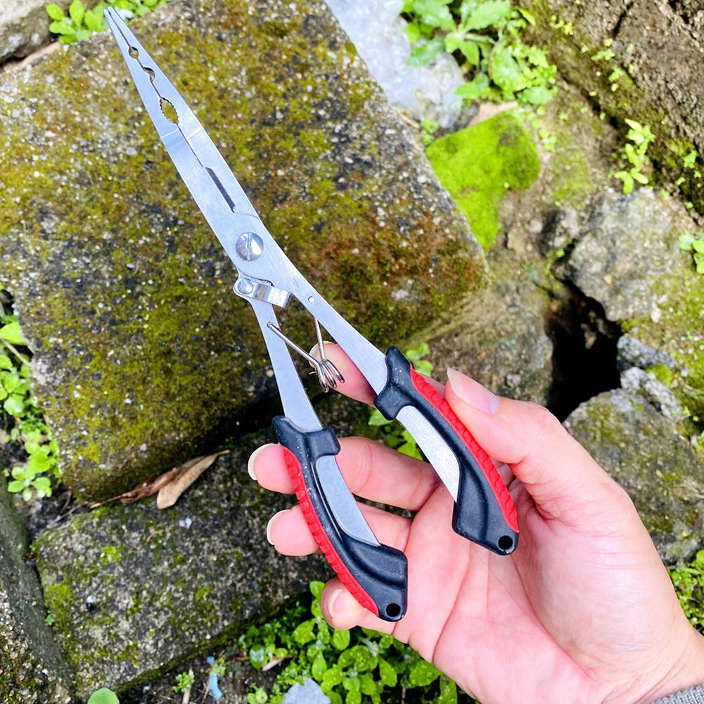 Long Fishing Pliers Scissor Gr - Fishing Belt のレビューと価格