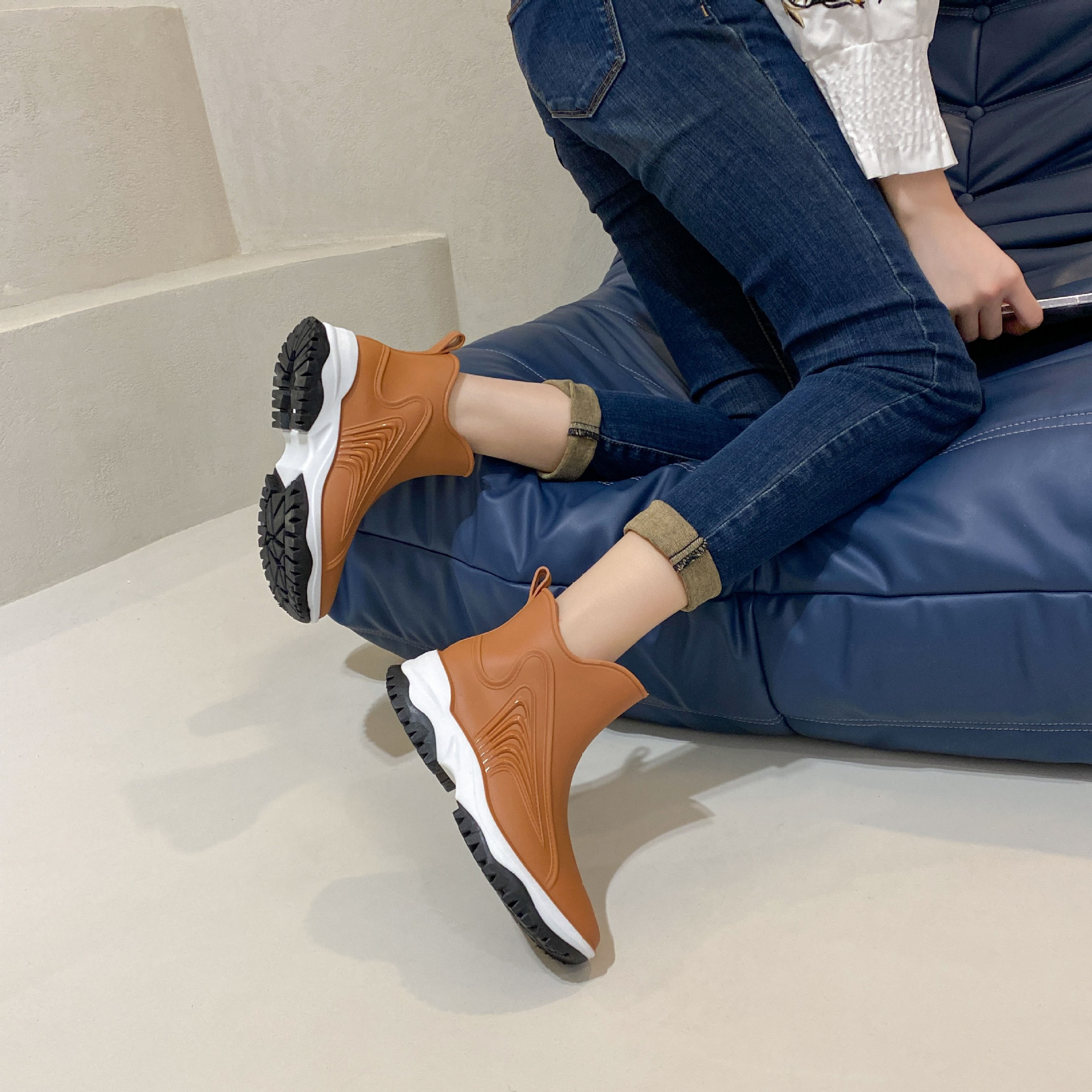 Women Rainboots Slip-on Waterp - Fishing Waders のレビューと価格