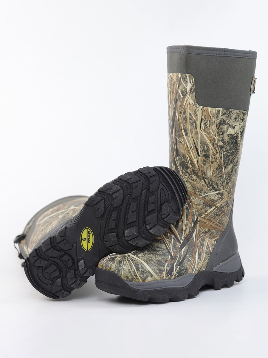 Men's High-Cut Camouflage Rain - Fishing Boots のレビューと価格