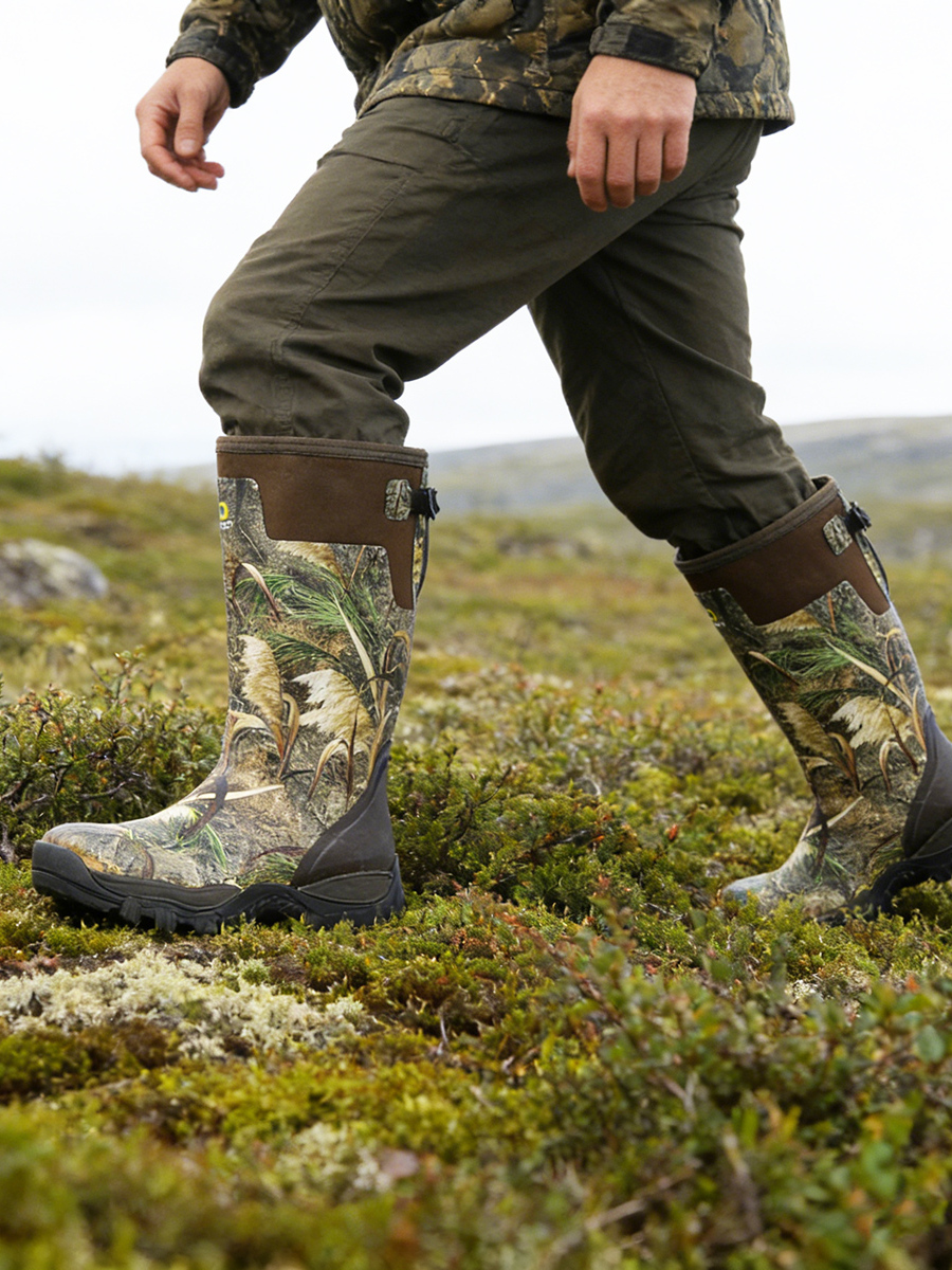 Men's High-Cut Camouflage Rain - Fishing Boots のレビューと価格