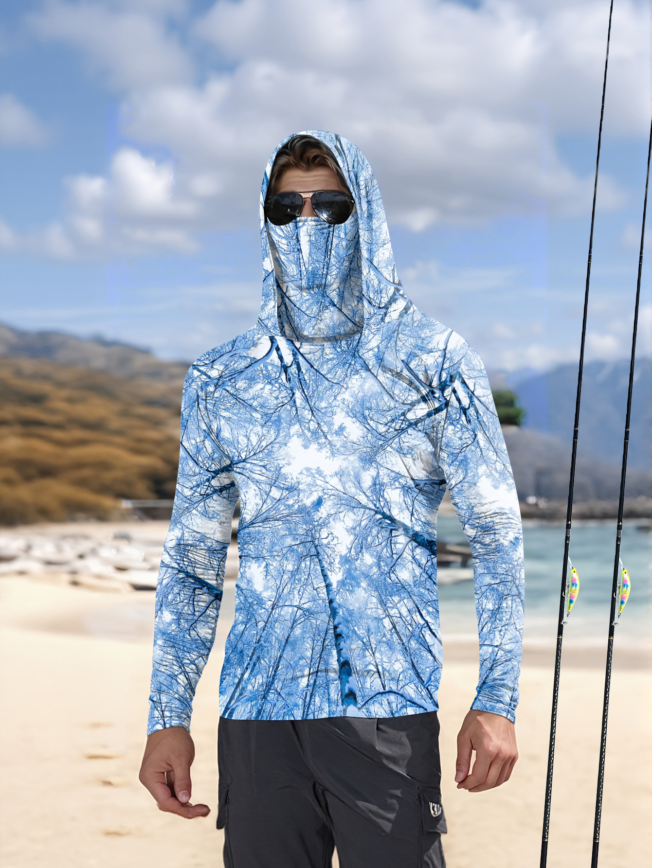 Fishing hooded sweatshirt men' - Fishing Hoodie のレビューと価格