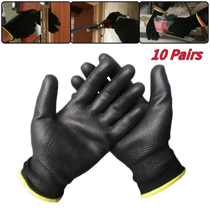 10 Pairs Durable PU Coating We - Fishing Gloves のレビューと価格