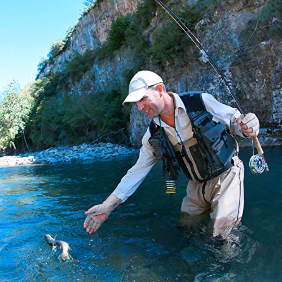 UV Protection Fishing Fingerle - Fishing Gloves のレビューと価格