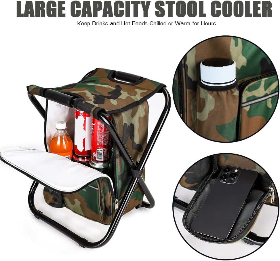 Portable Folding Camping Stool - Fishing Bag Waterproof のレビューと価格