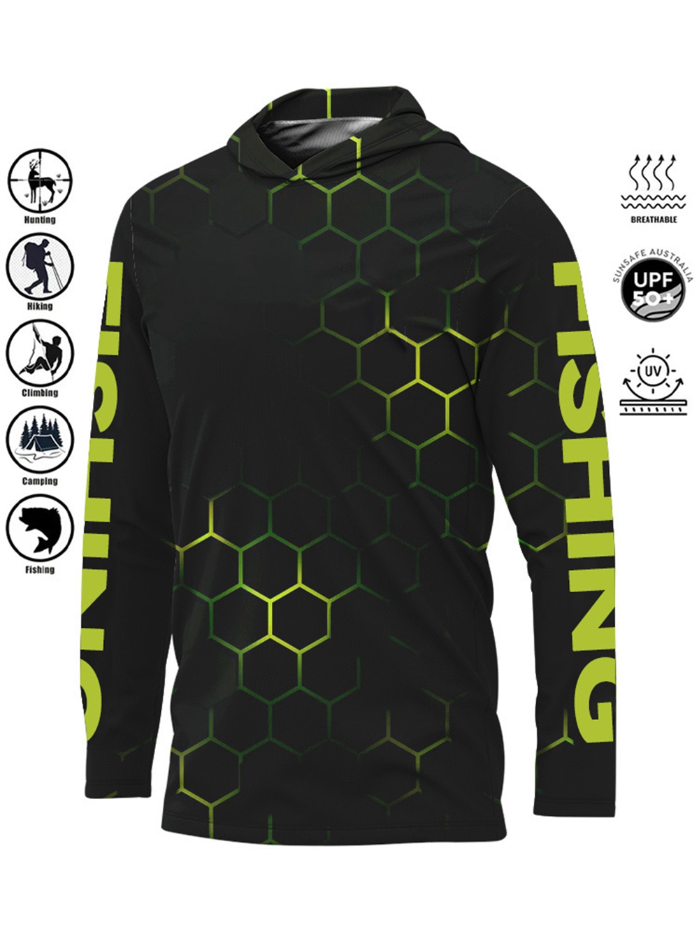 MALFC Hood Fishing Shirt Fishi - Fishing Shirt Uv Protection のレビューと価格