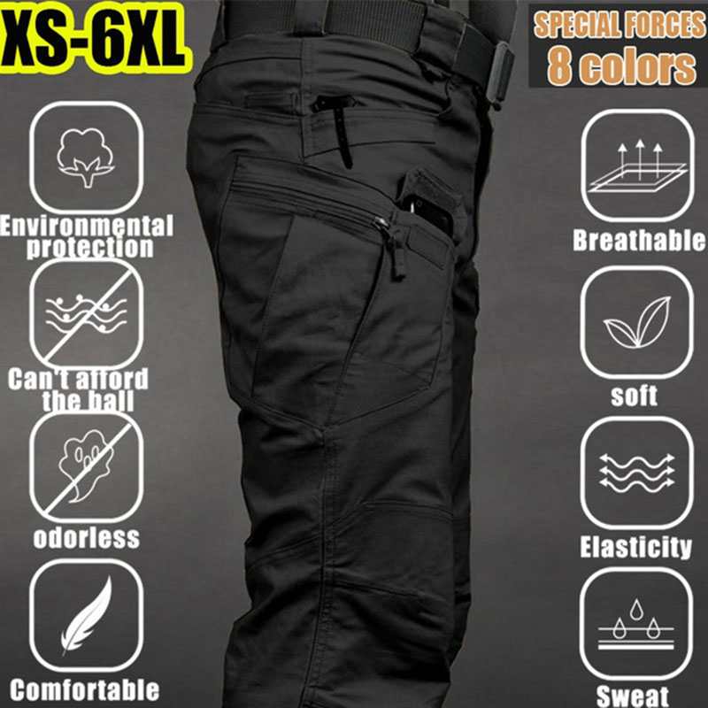 Men's Tactical Cargo Pants 6XL - Fishing Pants Waterproof のレビューと価格