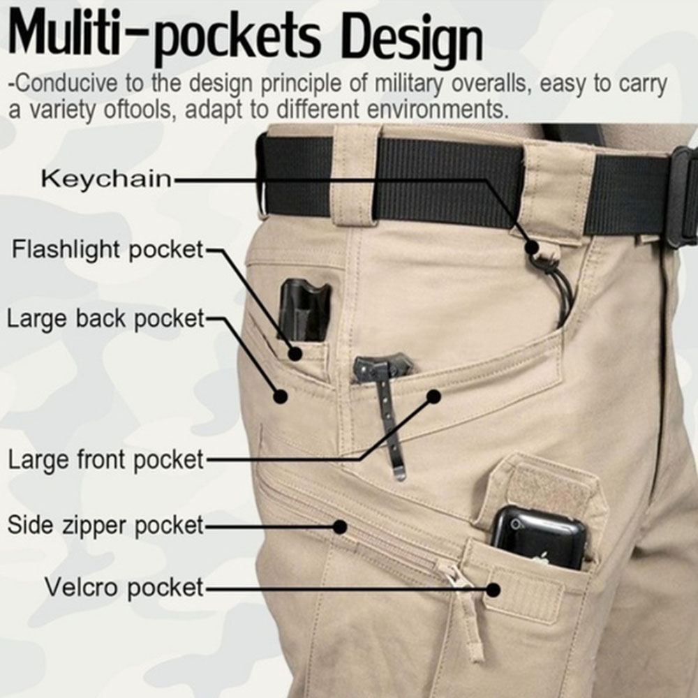 Men's Tactical Cargo Pants 6XL - Fishing Pants Waterproof のレビューと価格